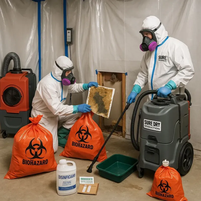 Contaminated Water Handling Protocols process in Luyando, PR